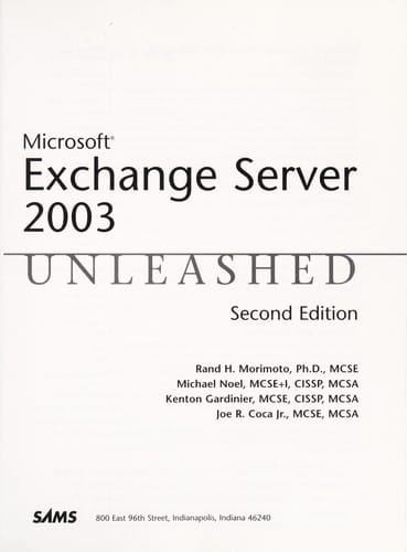 Microsoft Exchange server 2003 unleashed
