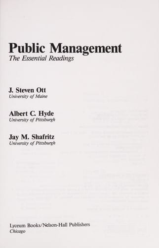 Public management