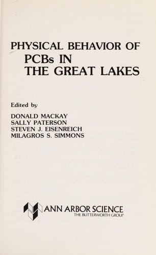 Physical behavior of PCBs in the Great Lakes