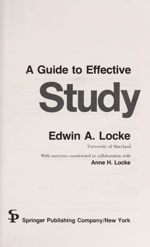 A guide to effective study