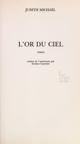 L'or du ciel