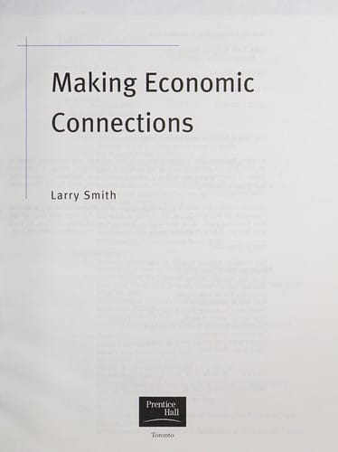 Making economic connections