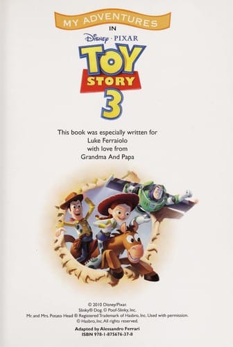 My adventures in Toy story 3