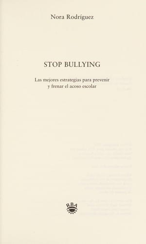 Stop bullying