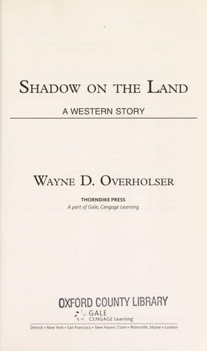 Shadow on the land
