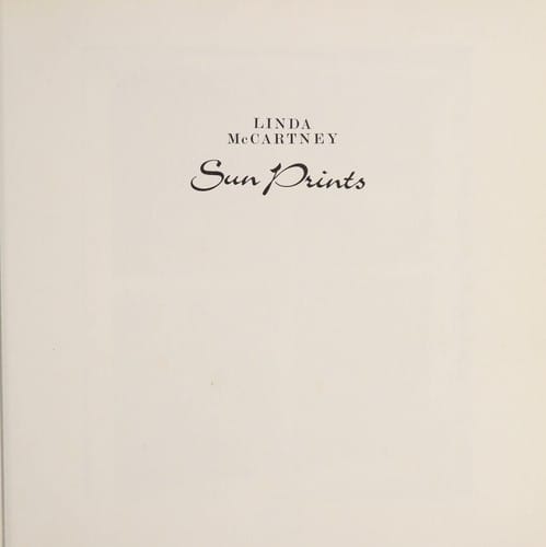 Linda McCartney's Sun Prints