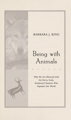 Being with animals
