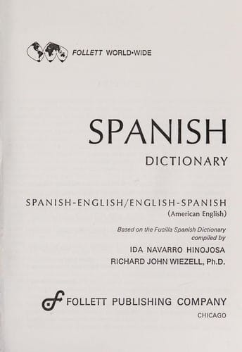Follett world-wide Spanish dictionary
