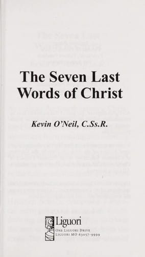 Seven last words of christ