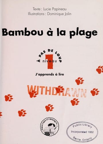 Bambou a la plage