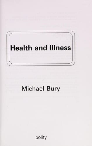 HEALTH AND ILLNESS