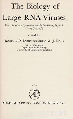 The Biology of large RNA viruses