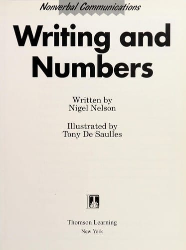 Writing and numbers
