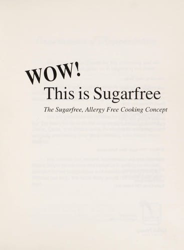 Wow! this is sugarfree