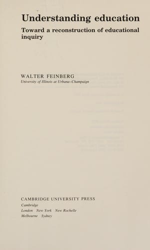 Understanding education