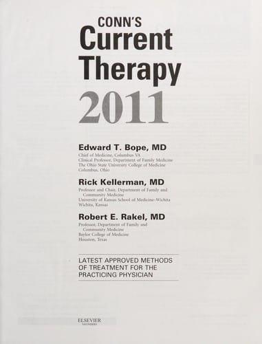 Conn's current therapy 2011