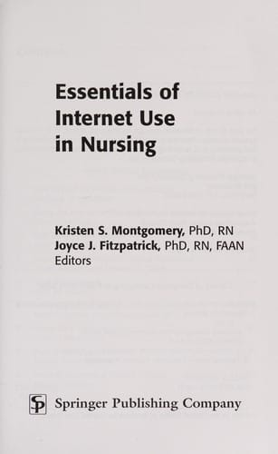 Essentials of internet use in nursing