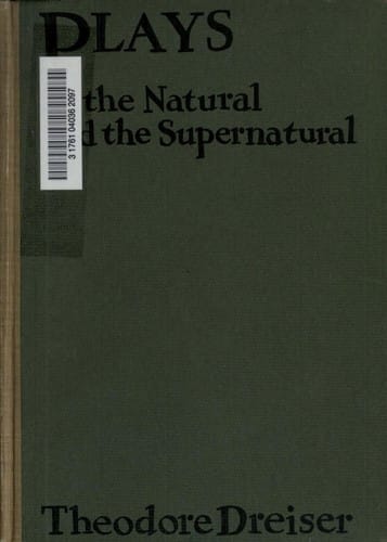 Plays of the natural and the supernatural