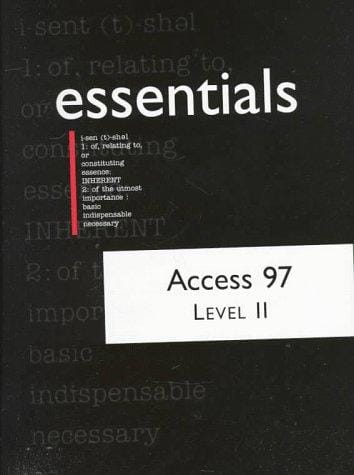 Access 97 essentials level II