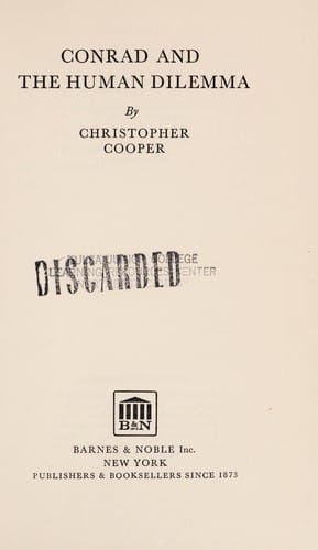 Conrad and the human dilemma