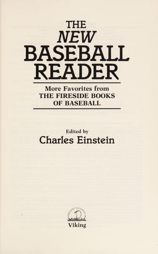 The New baseball reader