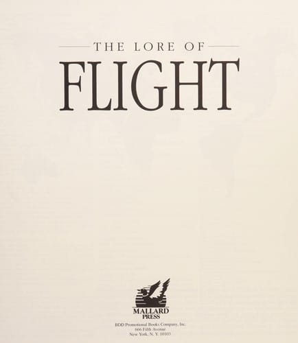 The Lore of flight