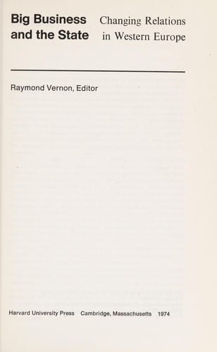 Big business and the state