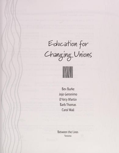 Education for changing unions