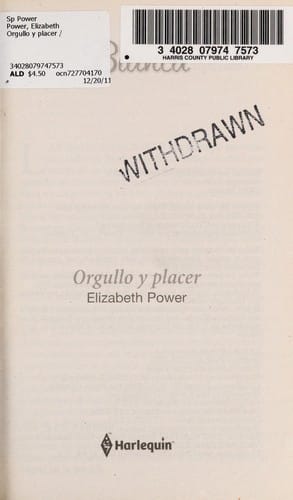 Orgullo y placer