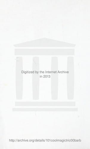 101 cool magic tricks