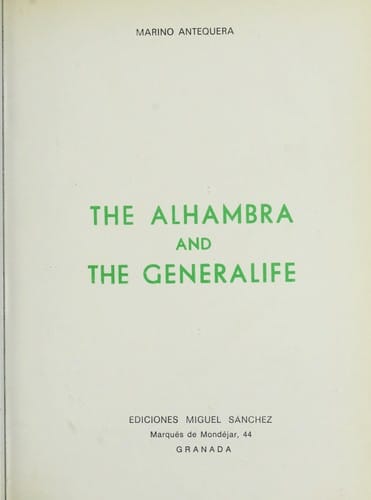 The Alhambra and Generalife