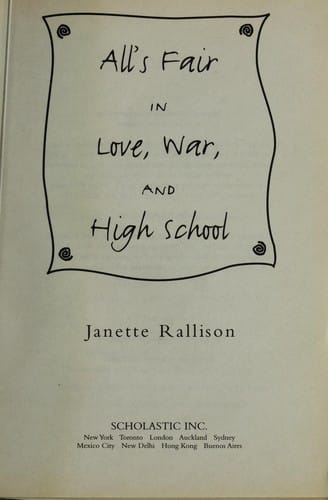 All's Fair in Love, War, and High School (Pullman High Series #2)