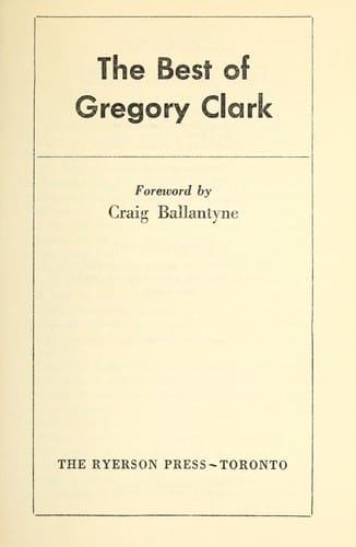 The best of Gregory Clark
