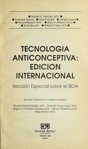 Contraceptive technology : special section on AIDS