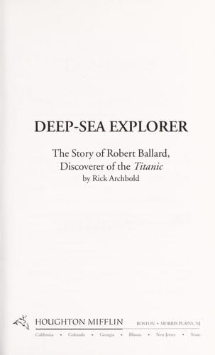 Deep-sea explorer