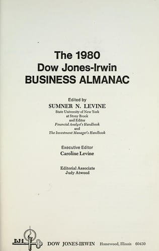 The 1980 Dow Jones-Irwin, Summer Levine