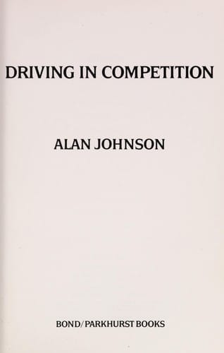 Driving in competition