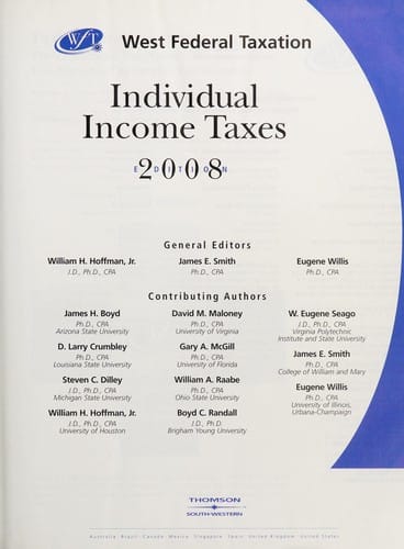 Individual Income Taxes