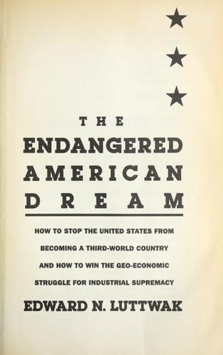 The endangered American dream