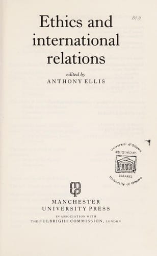 Ethics and international relations