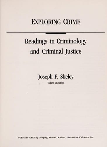 Exploring crime