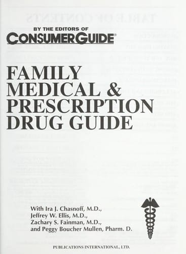 Family medical & prescription drug guide