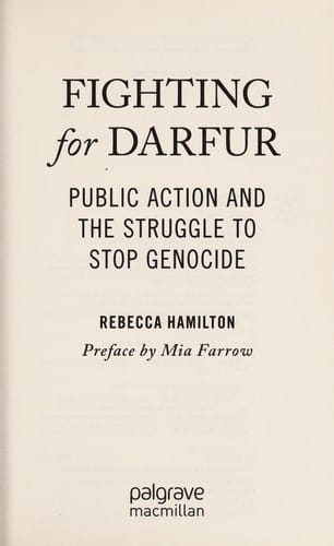 Fighting for Darfur