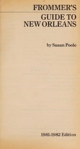 Frommer's guide to New Orleans