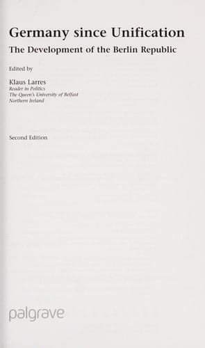 Germany since unification