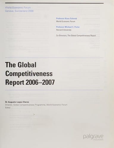 The global competitiveness report 2006-2007