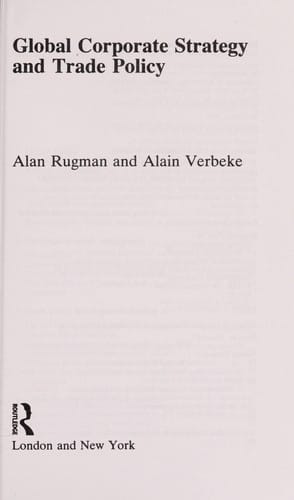 Global corporate strategy and trade policy