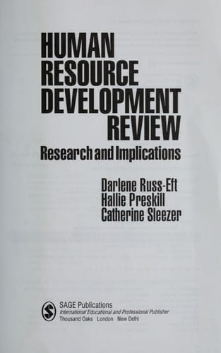 Human resource development review