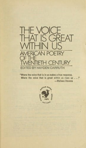 The Voice that is great within us