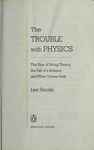 The trouble with physics